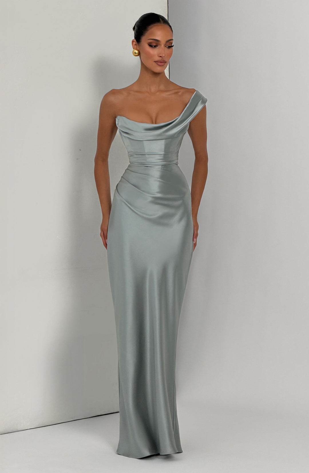 Xaraina Maxi Dress in Sage by Clandour, product photo 8