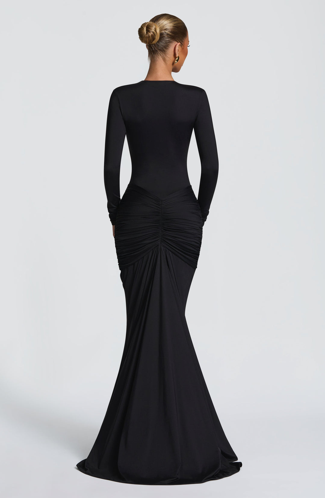 Xaraine Maxi Dress in Black by Clandour, product photo 2