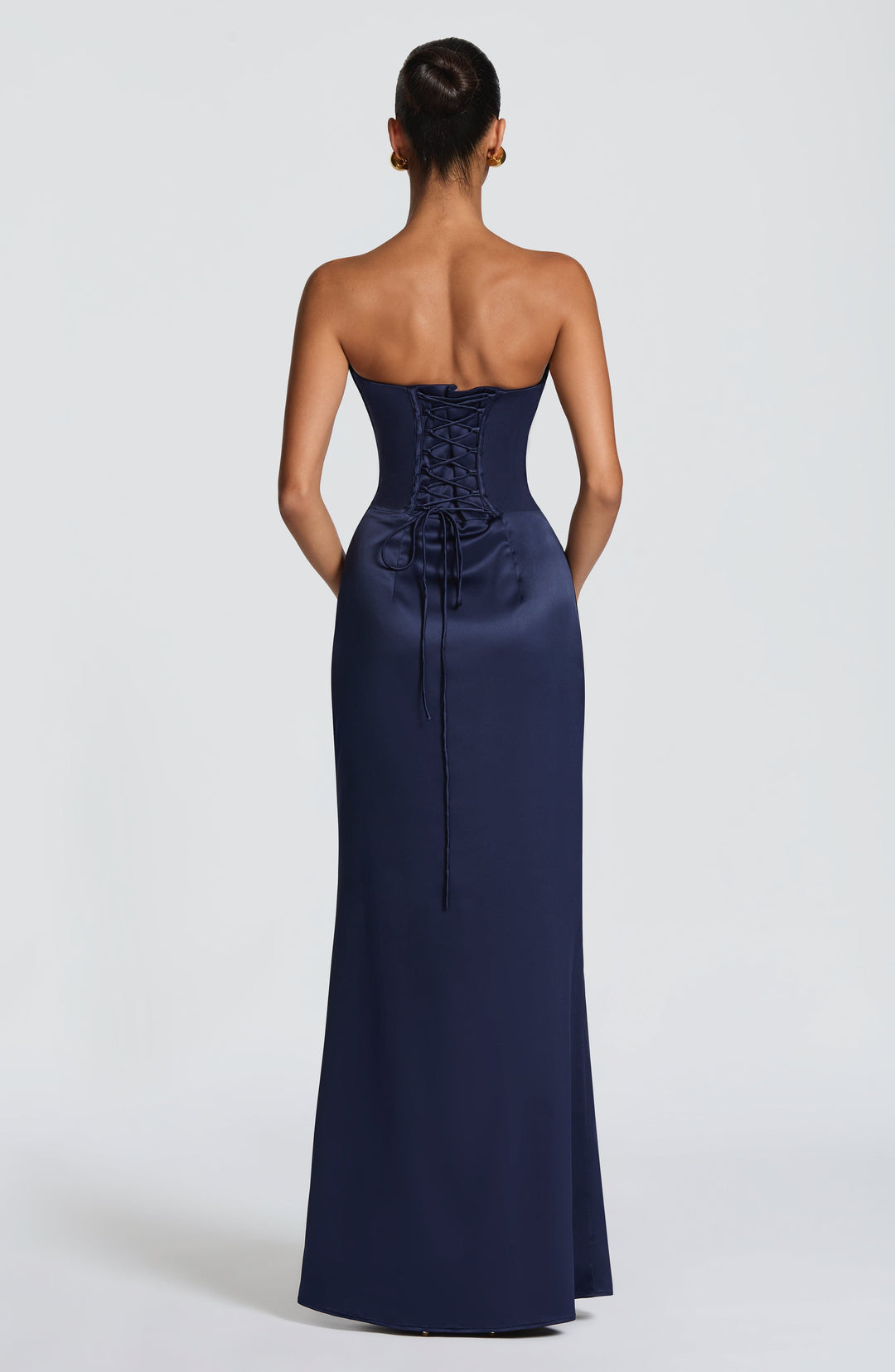 Xarairis Maxi Dress in Navy by Clandour, product photo 3