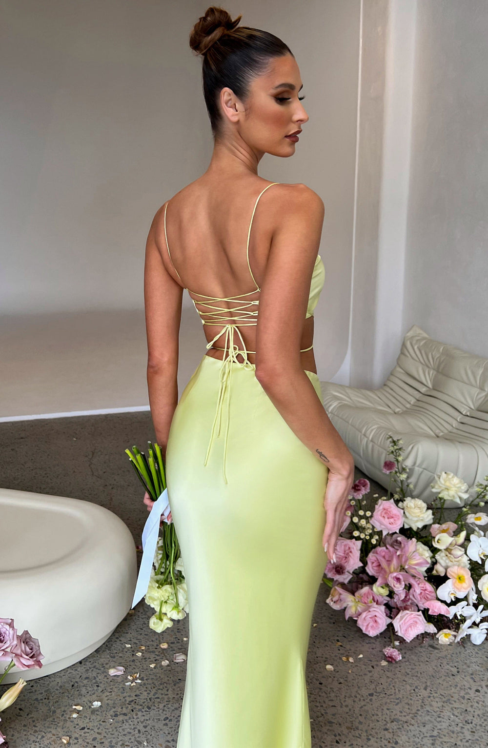 Xaralina Top in Lime by Clandour, product photo 2
