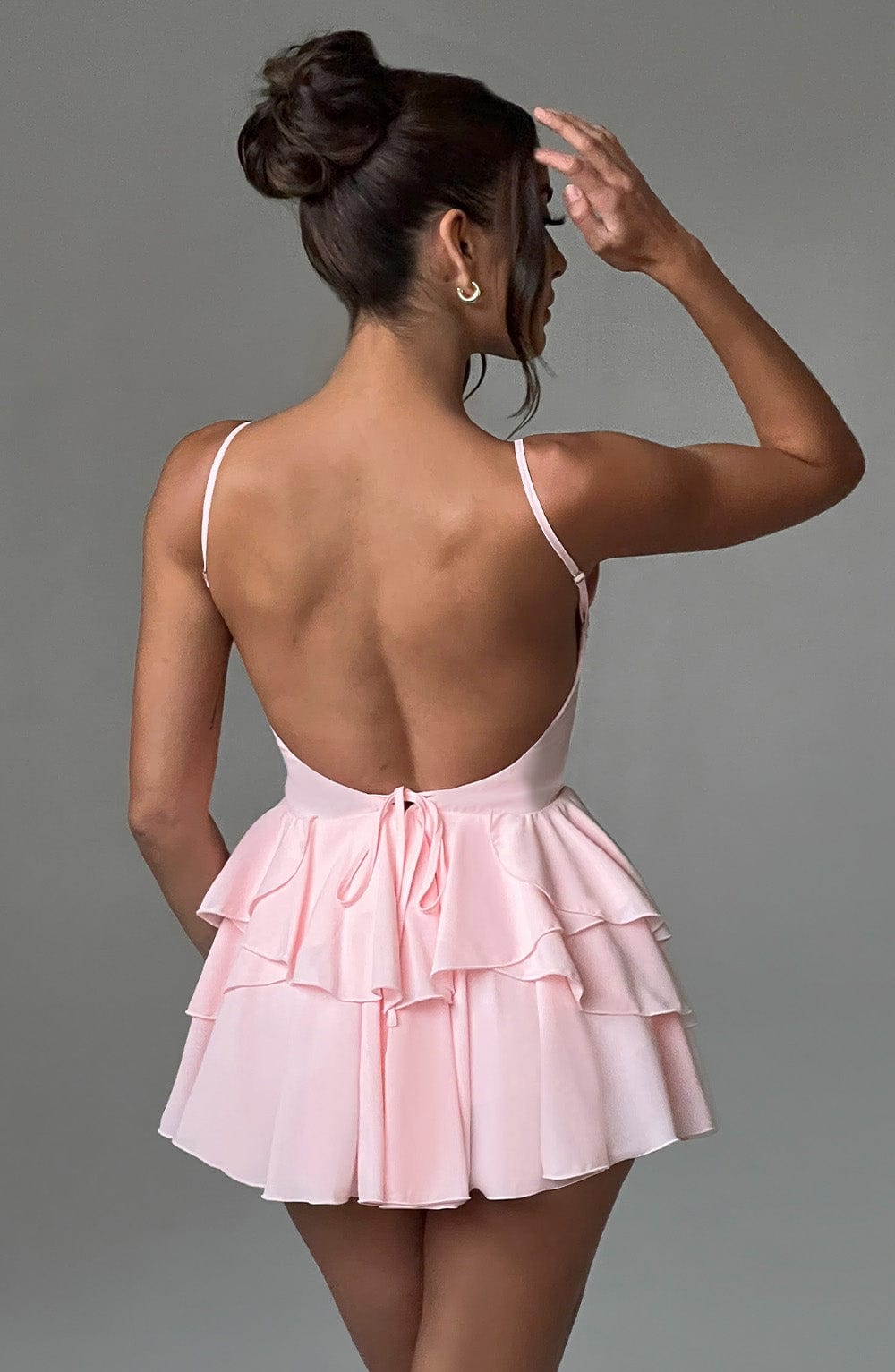 Xaramira Playsuit in Blush by Clandour, product photo 3