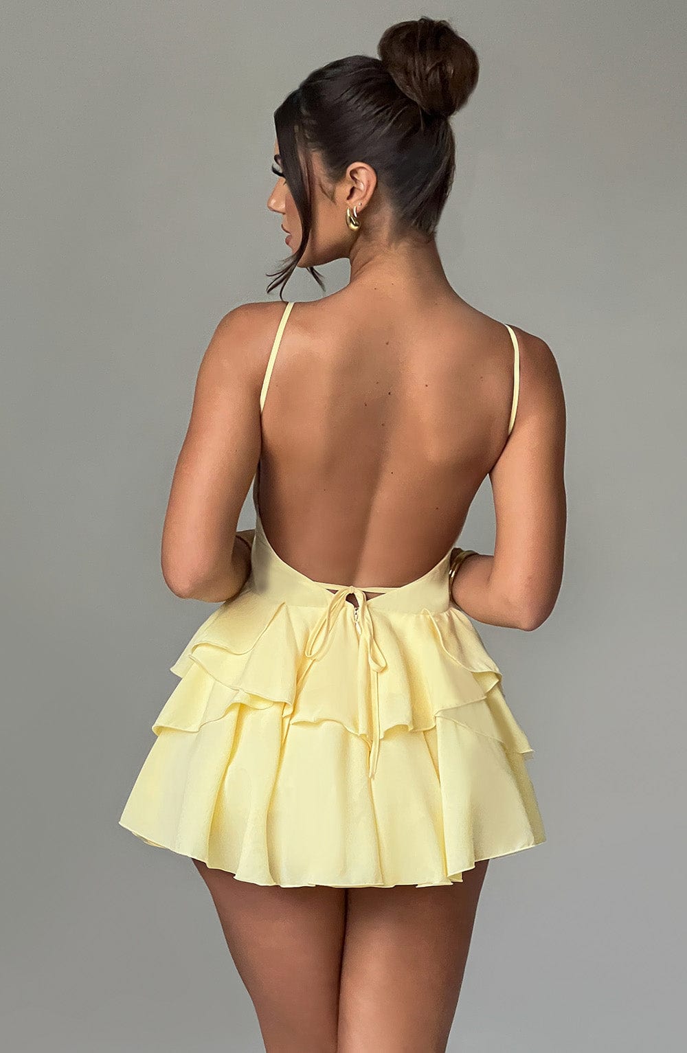 Xaramira Playsuit in Lemon by Clandour, product photo 2