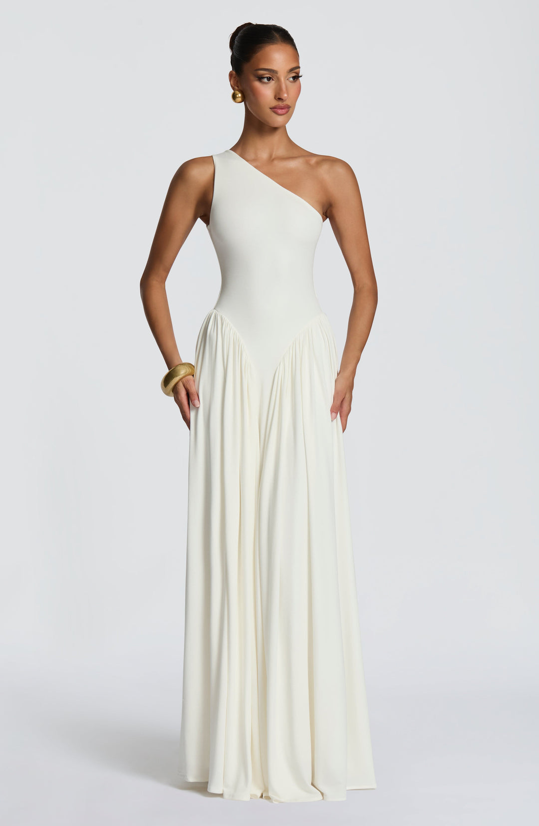Xaranora Maxi Dress in Ivory by Clandour, product photo 3