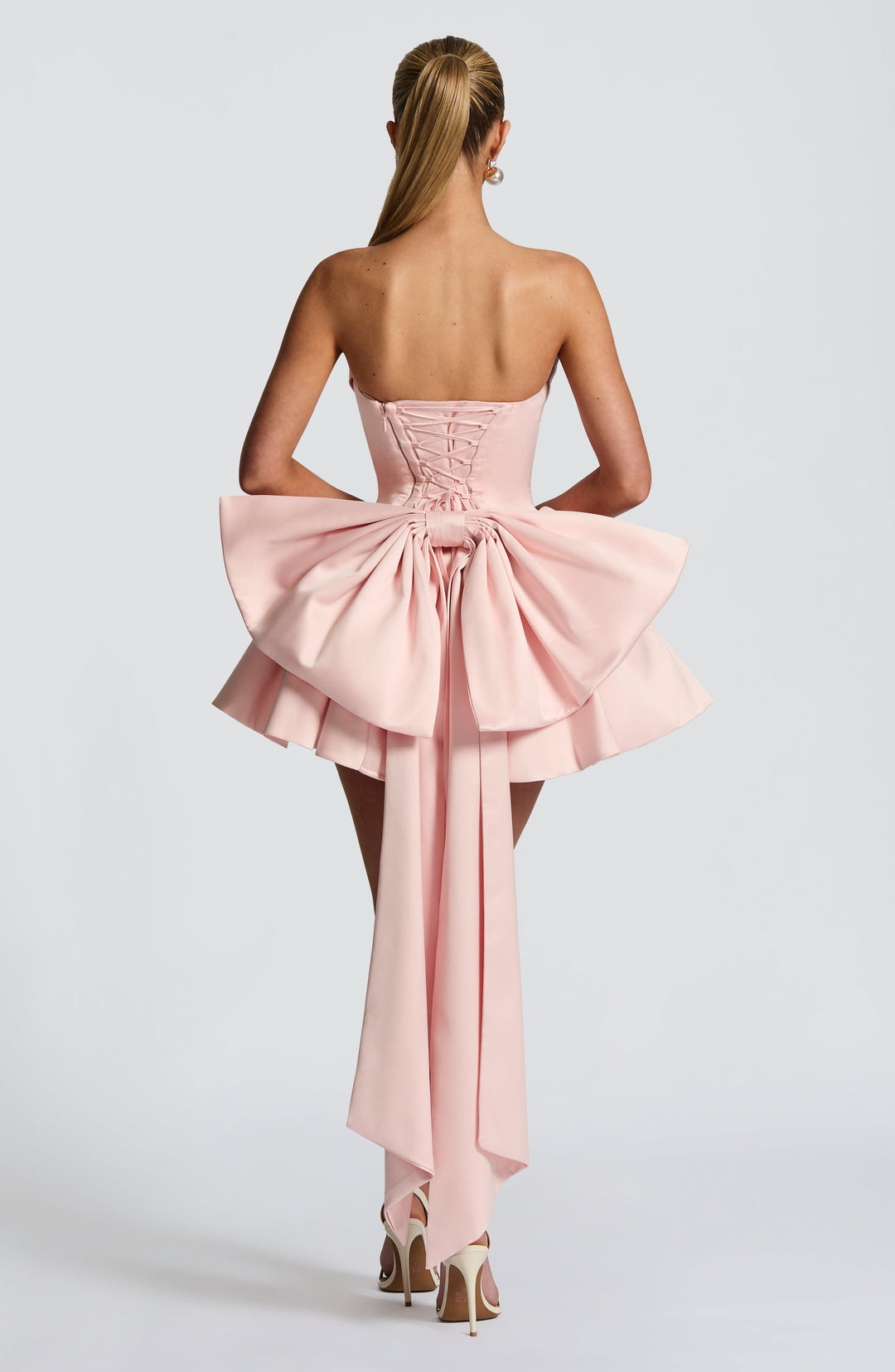 Xaraola Mini Dress in Blush by Clandour, product photo 2