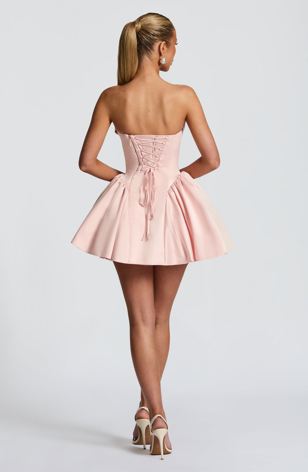 Xaraola Mini Dress in Blush by Clandour, product photo 5