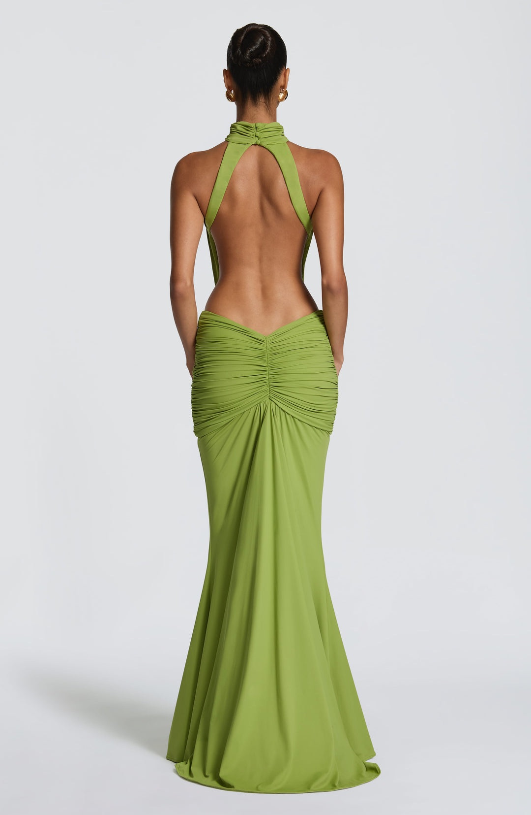 Xaraora Maxi Dress in Olive by Clandour, product photo 2