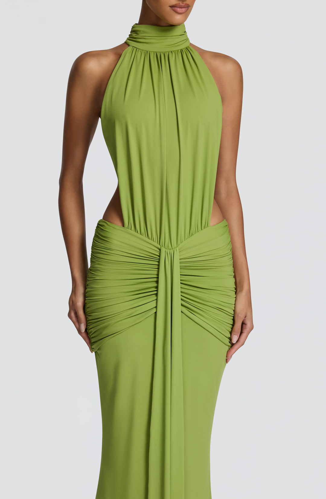 Xaraora Maxi Dress in Olive by Clandour, product photo 7