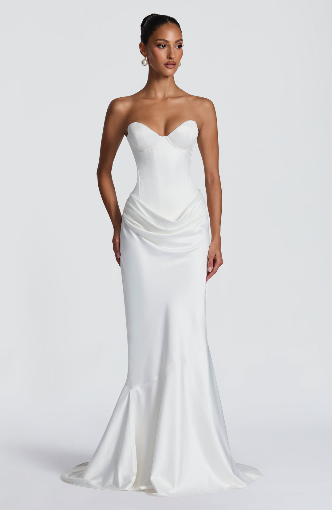 Xaraoria Gown in Ivory by Clandour, product photo 5