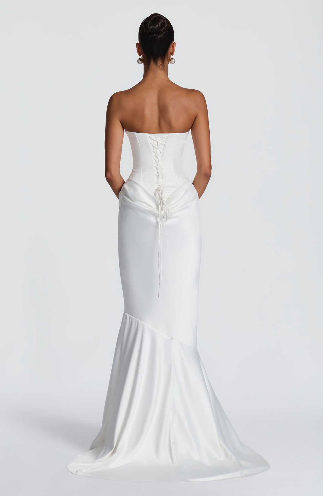 Xaraoria Gown in Ivory by Clandour, product photo 6