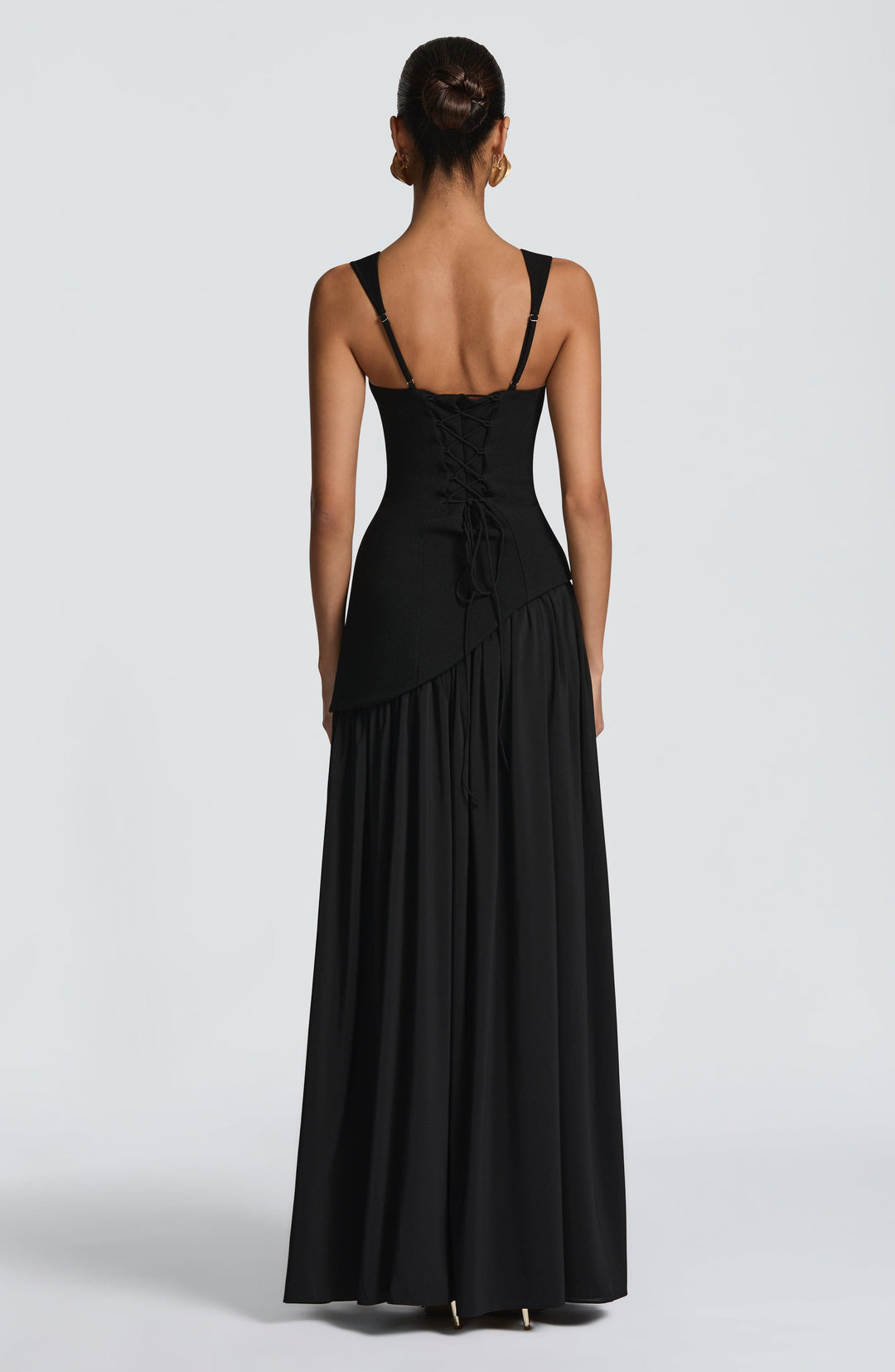 Xarari Maxi Dress in Black by Clandour, product photo 3