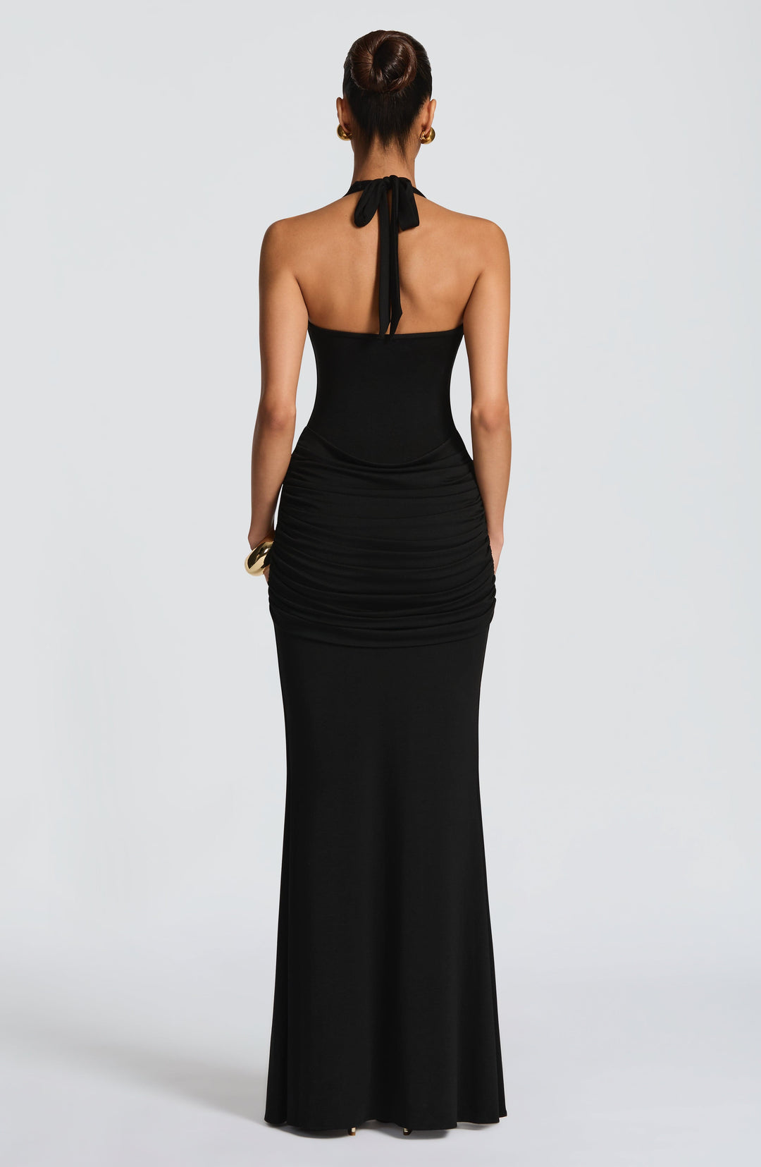 Xaravieve Maxi Dress in Black by Clandour, product photo 2