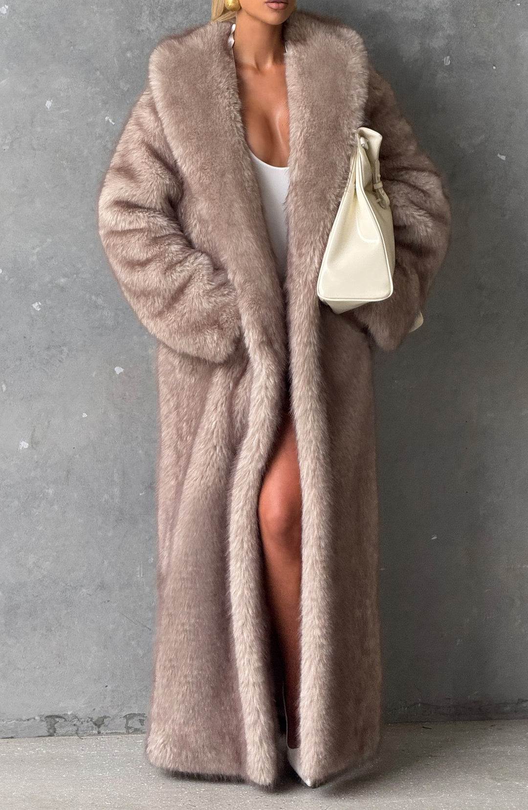 Yaraella Coat in Beige by Clandour, product photo 2