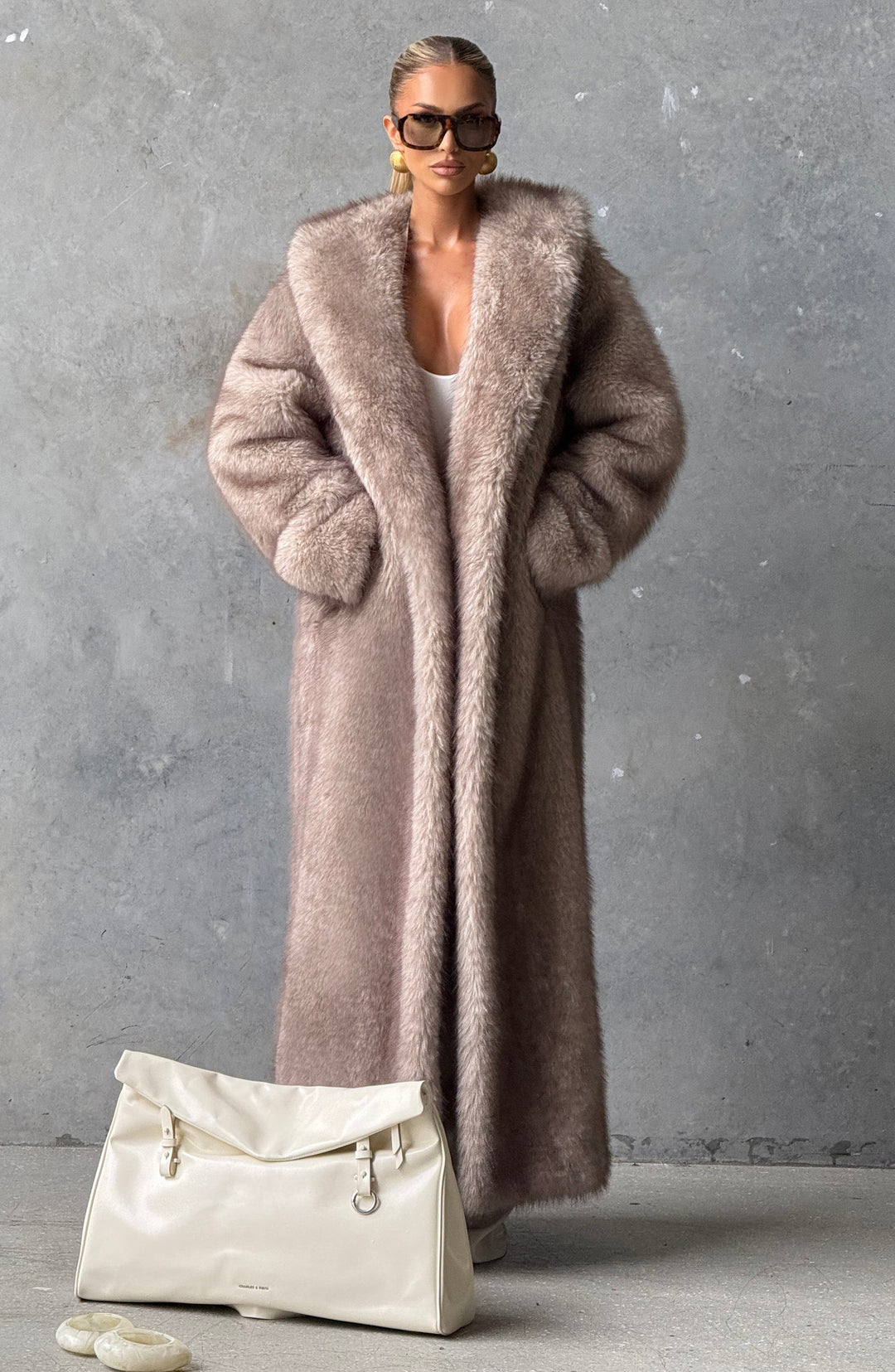 Yaraella Coat in Beige by Clandour, product photo 11