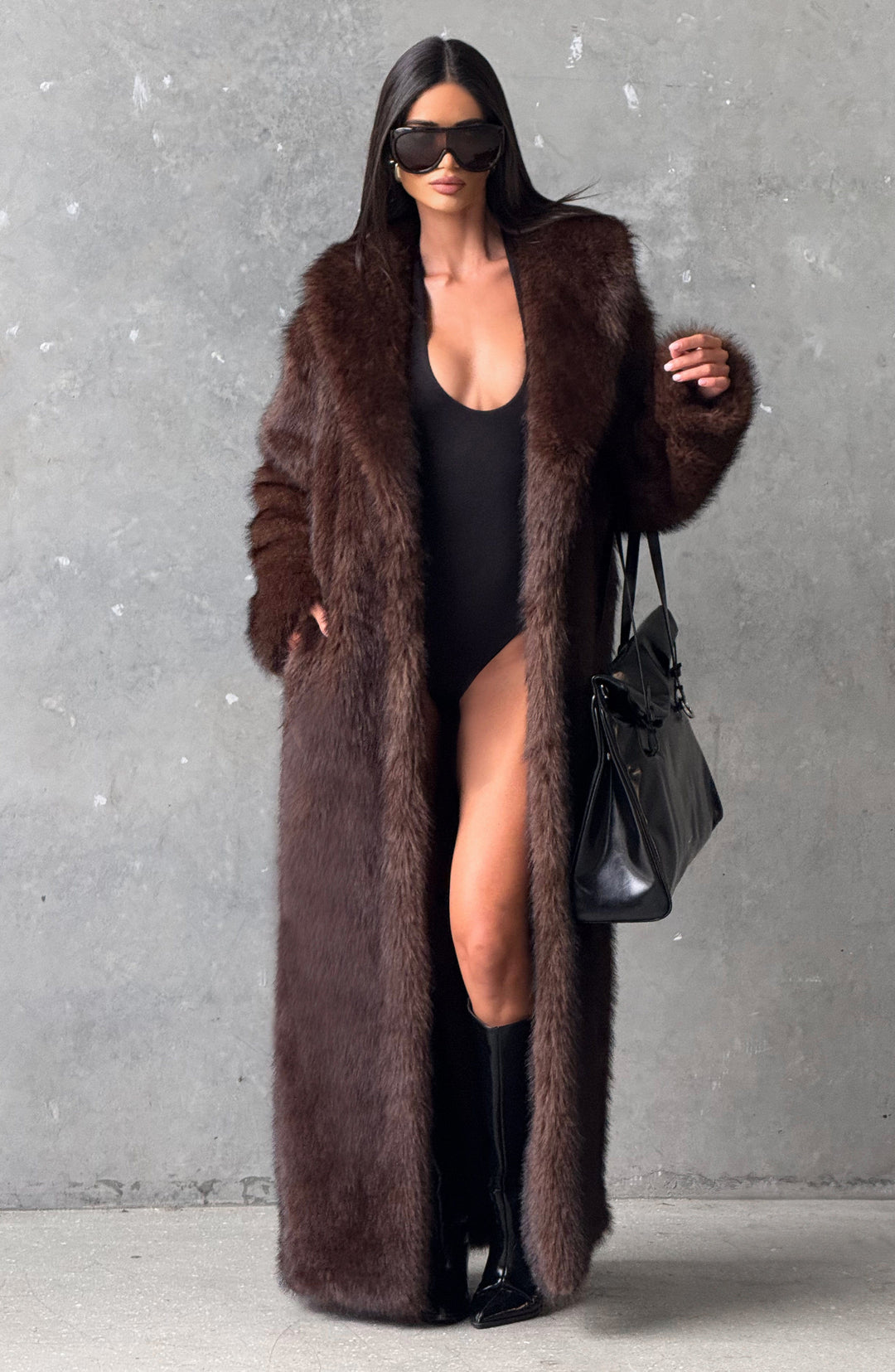 Yaraella Coat in Chocolate by Clandour, product photo 3