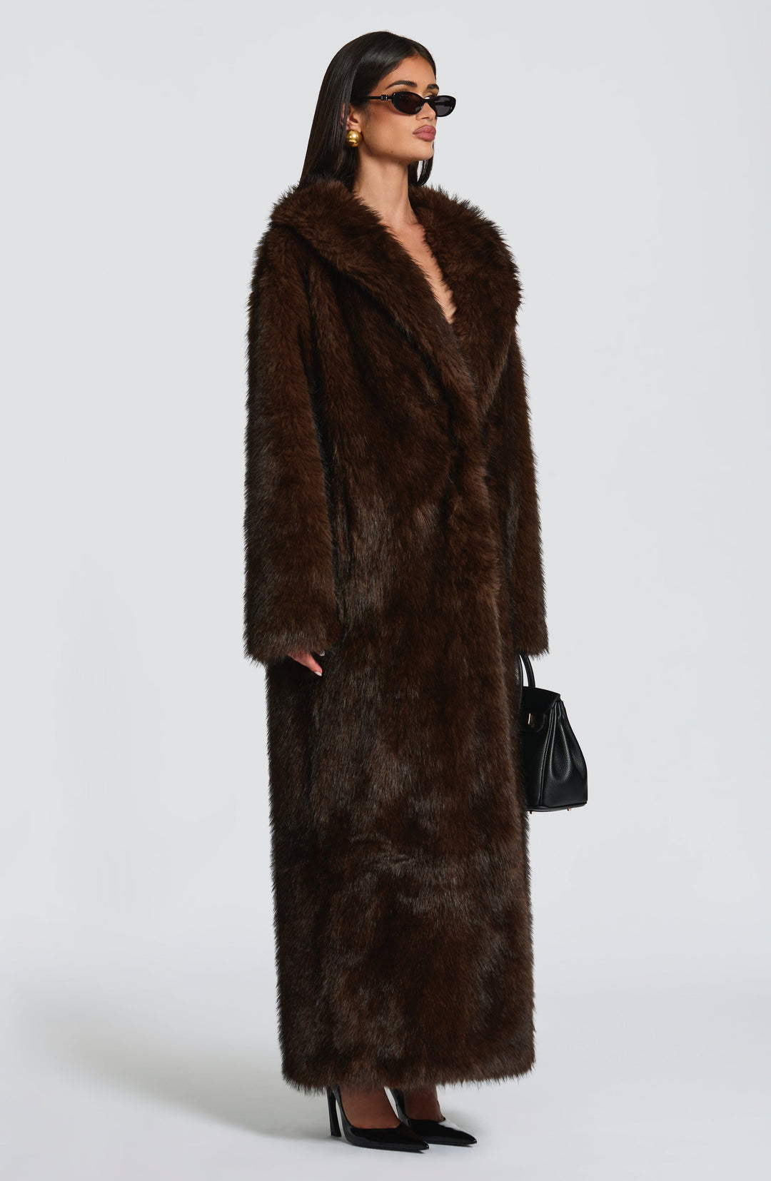 Yaraella Coat in Chocolate by Clandour, product photo 5