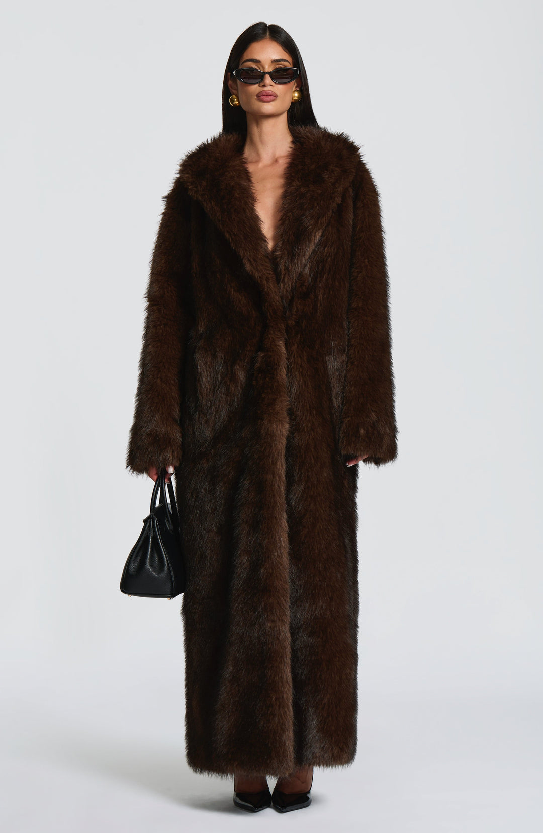Yaraella Coat in Chocolate by Clandour, product photo 8