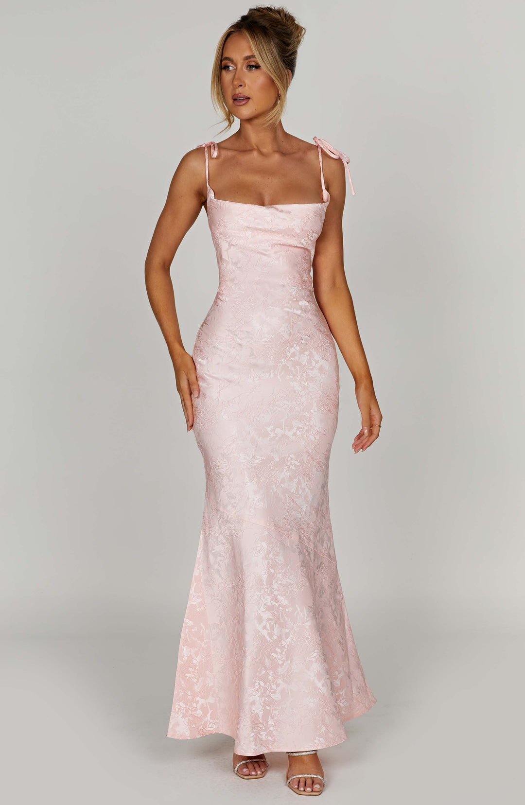 Yaraena Maxi Dress in Blush by Clandour, product photo 6
