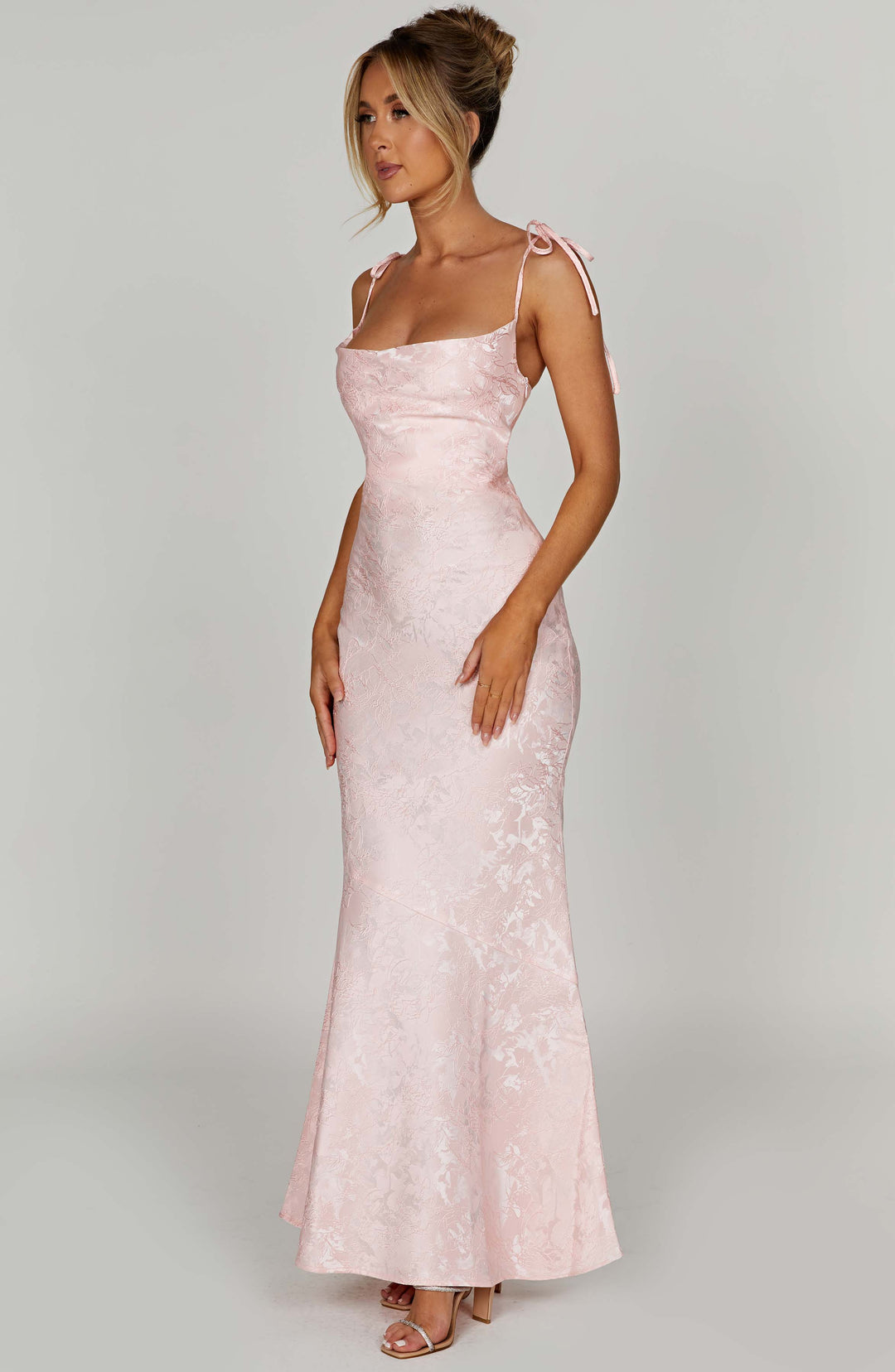 Yaraena Maxi Dress in Blush by Clandour, product photo 7