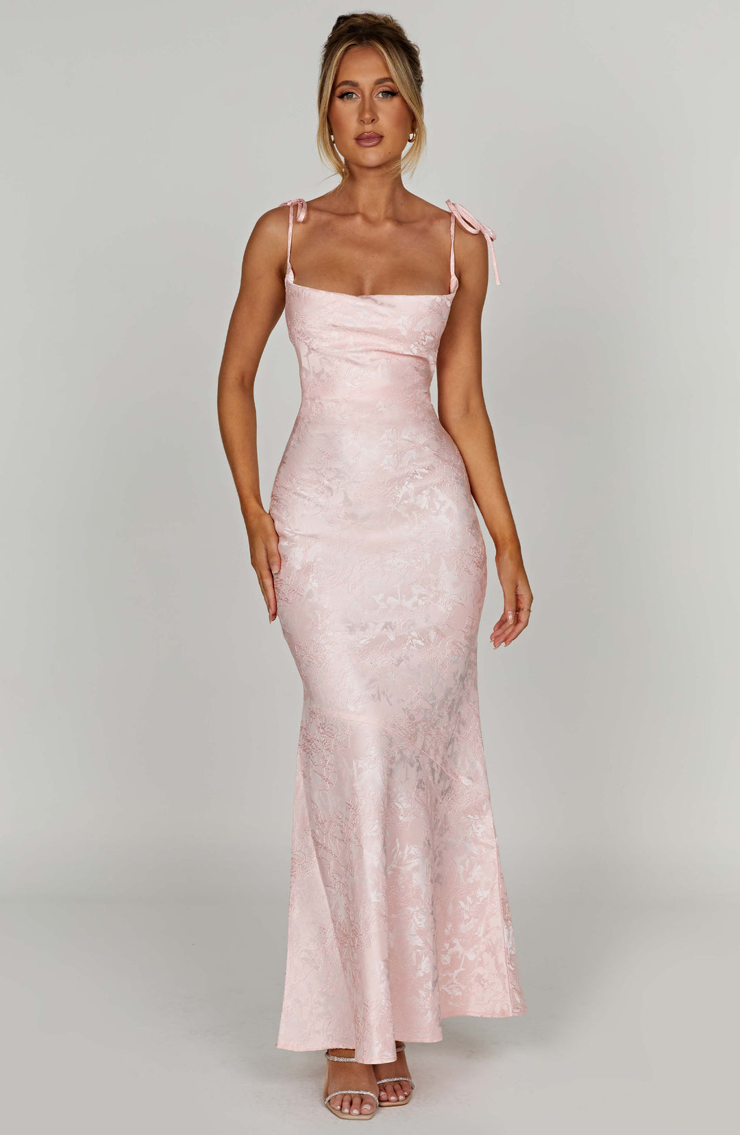 Yaraena Maxi Dress in Blush by Clandour, product photo 9