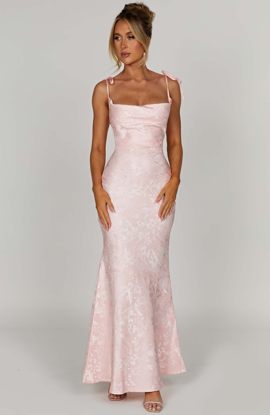 Yaraena Maxi Dress in Blush by Clandour, product photo 11