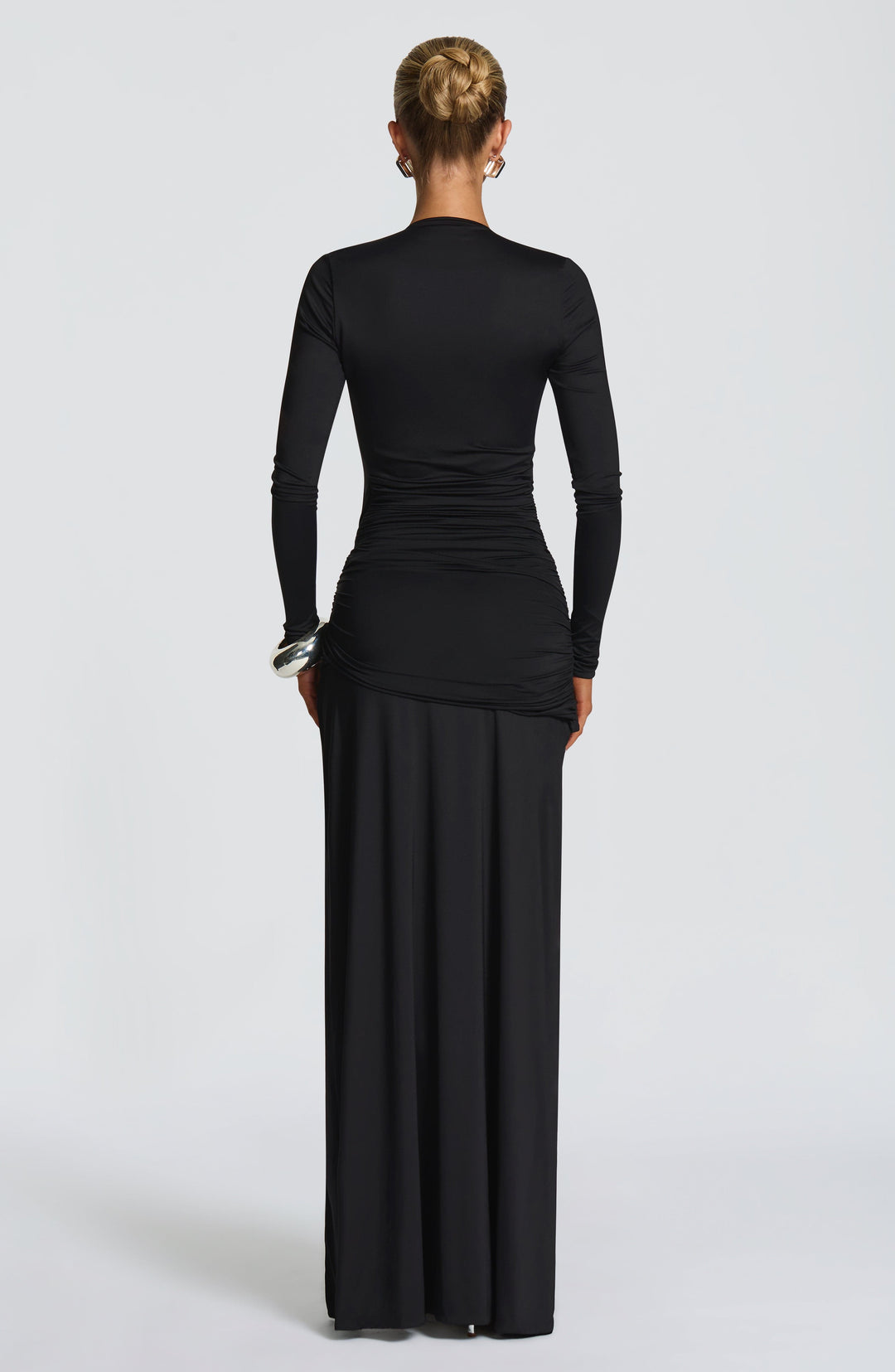 Yarairis Maxi Dress in Black by Clandour, product photo 2