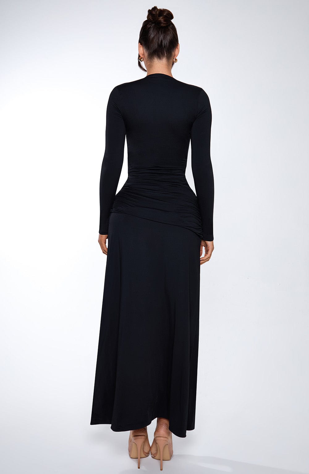 Yarairis Maxi Dress in Black by Clandour, product photo 8