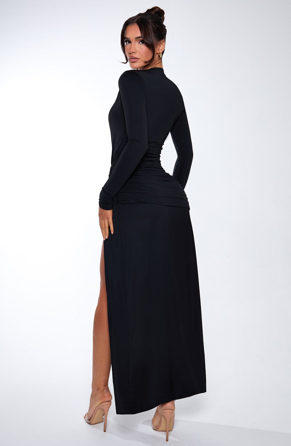 Yarairis Maxi Dress in Black by Clandour, product photo 12