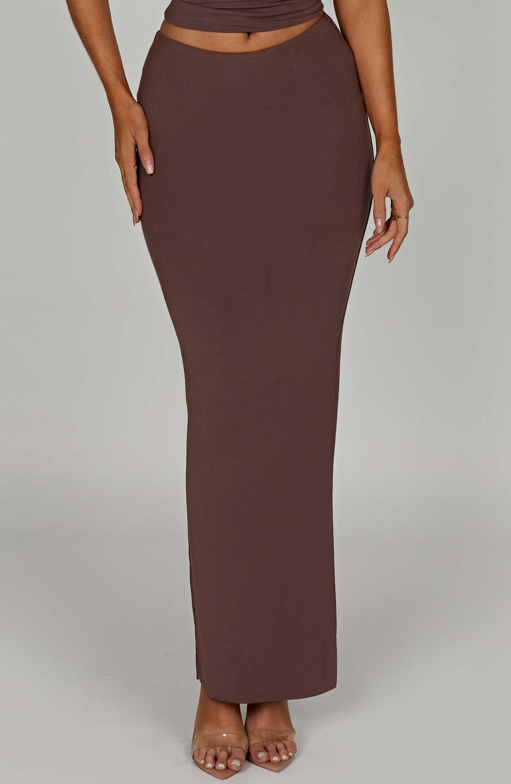 Yaralise Maxi Skirt in Chocolate by Clandour, product photo 2