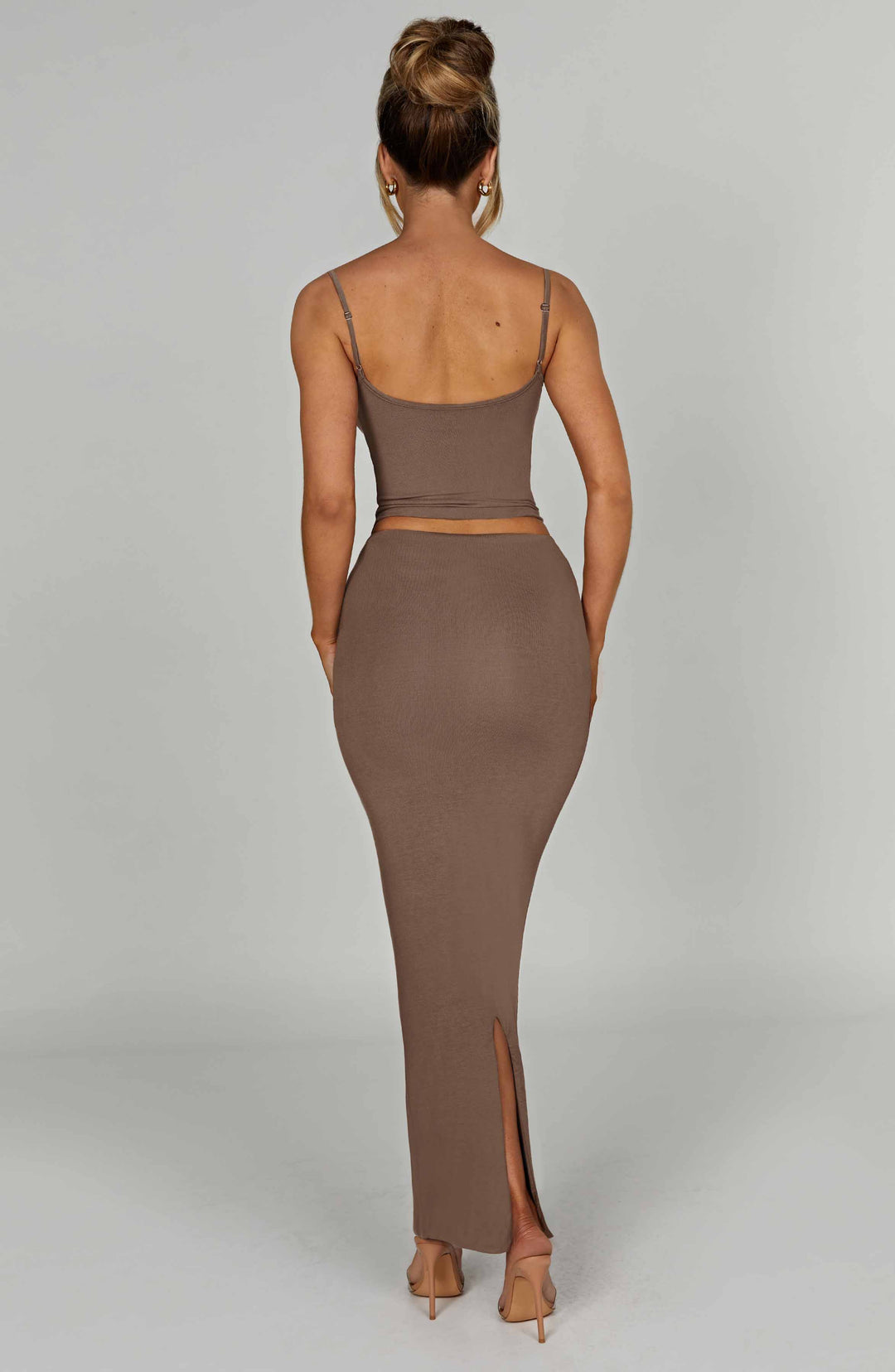 Yaralise Maxi Skirt in Mocha by Clandour, product photo 2