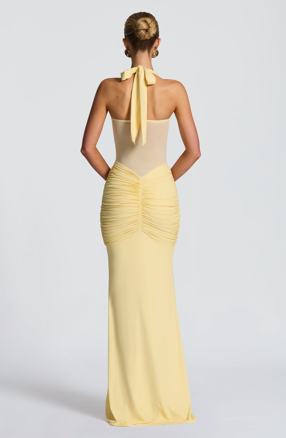 Yaraola Maxi Dress in Lemon by Clandour, product photo 3