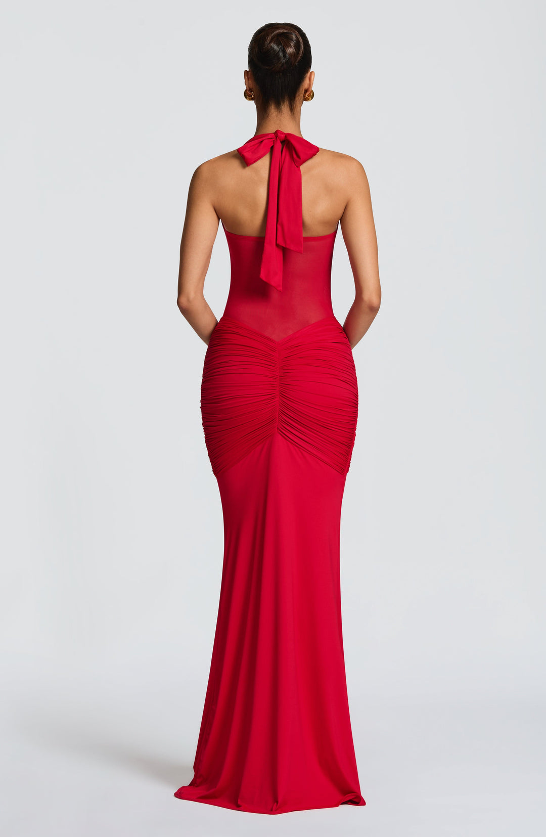 Yaraola Maxi Dress in Red by Clandour, product photo 2