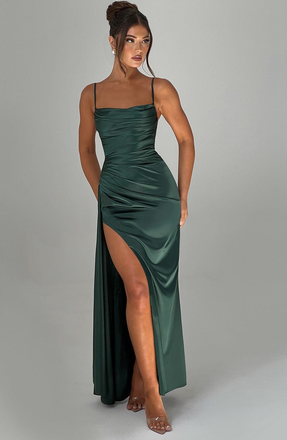 Yaraoria Maxi Dress in Emerald by Clandour, product photo 3