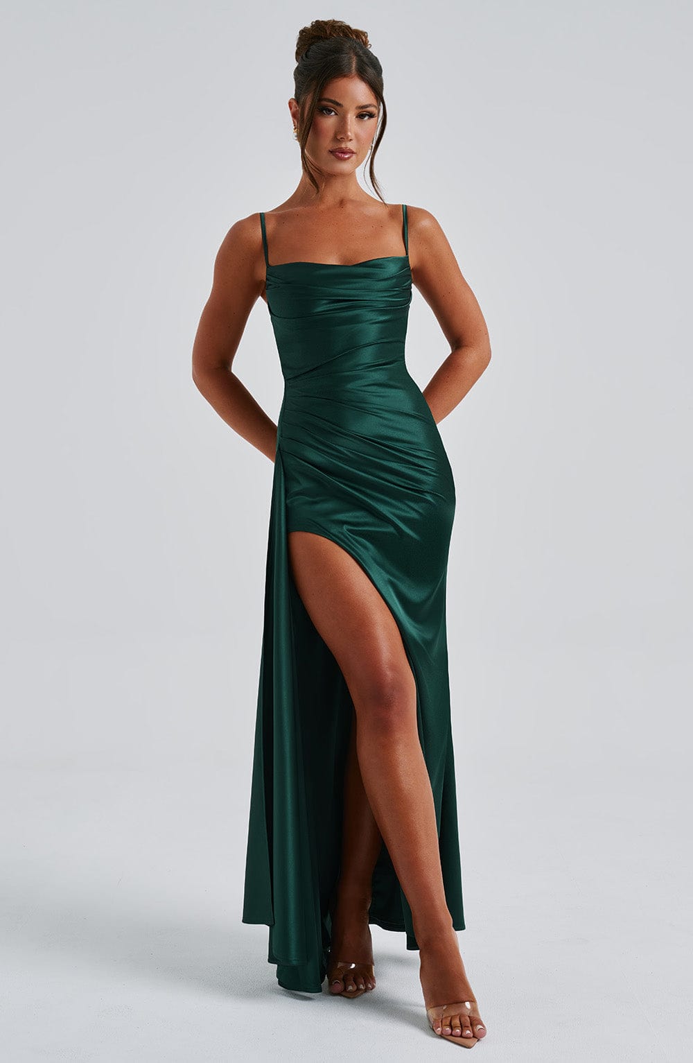 Yaraoria Maxi Dress in Emerald by Clandour, product photo 10