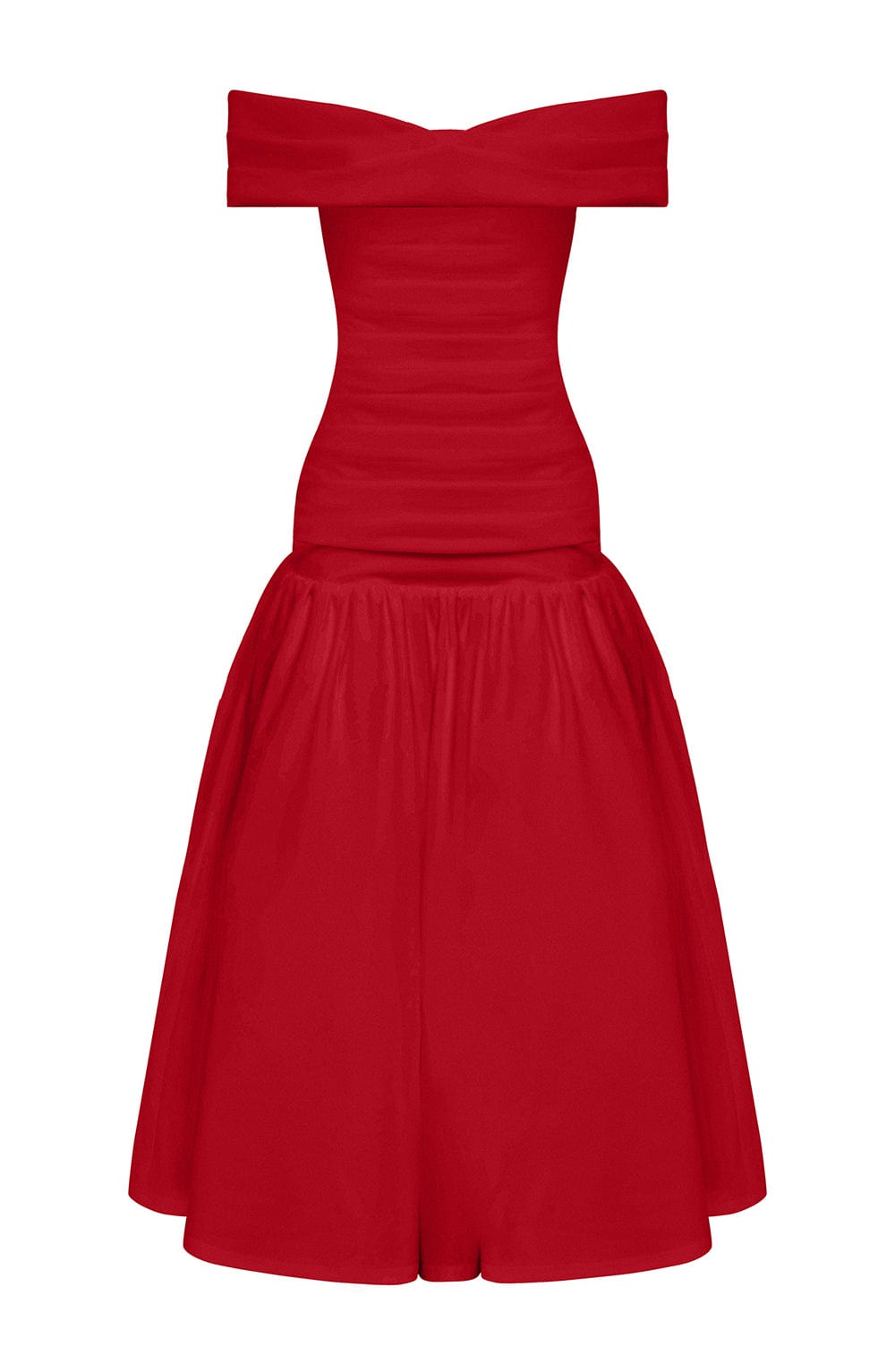 Yarari Midaxi Dress in Red by Clandour, product photo 10