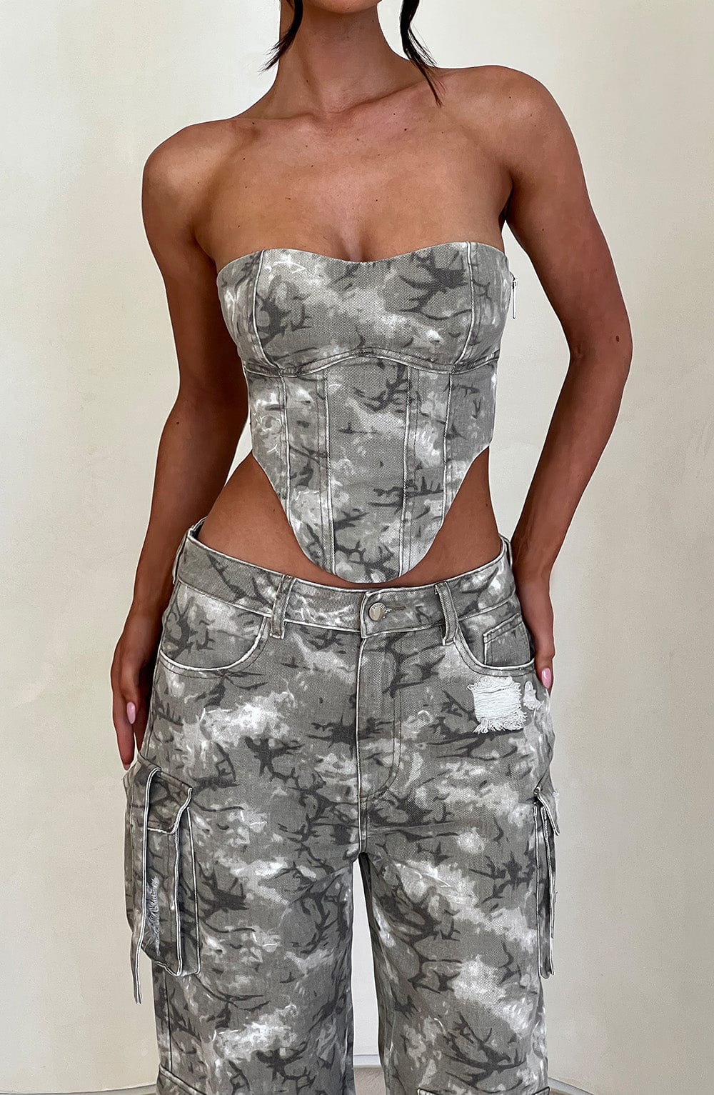 Yaravieve Corset in Camo Print by Clandour, product photo 1