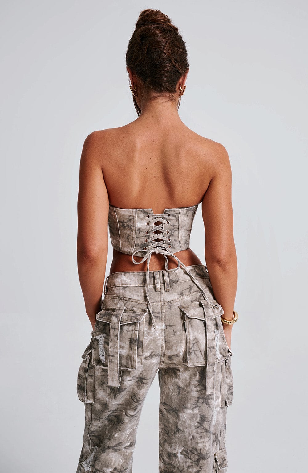 Yaravieve Corset in Camo Print by Clandour, product photo 13