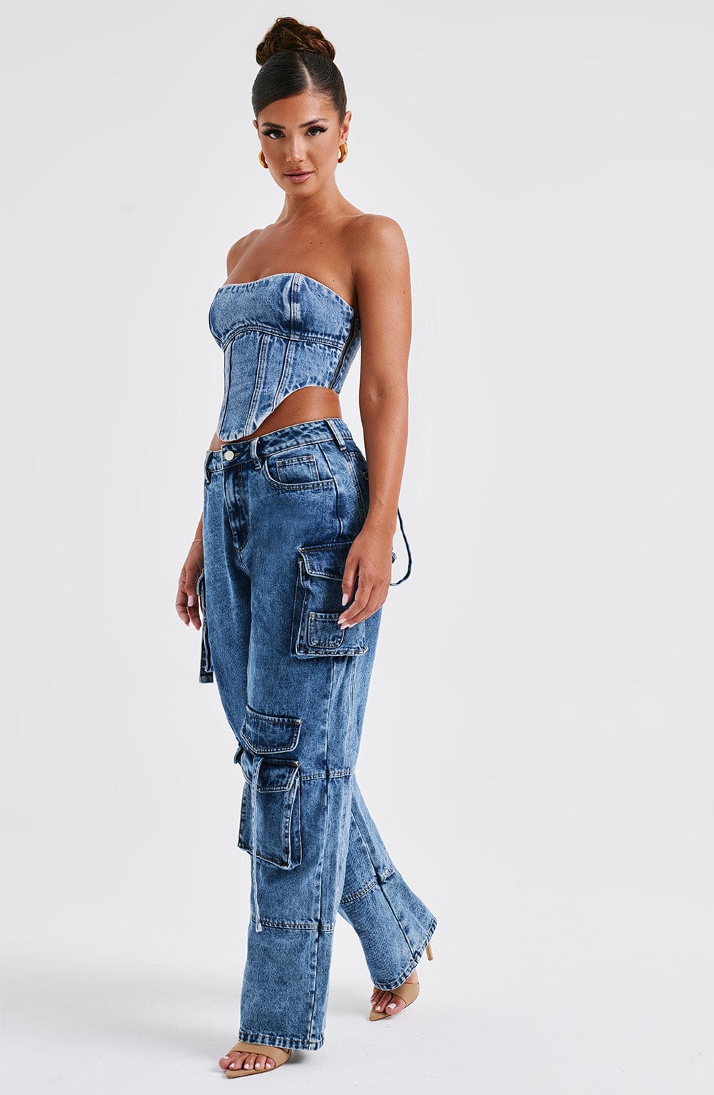 Yaravieve Corset in Dark Wash by Clandour, product photo 4