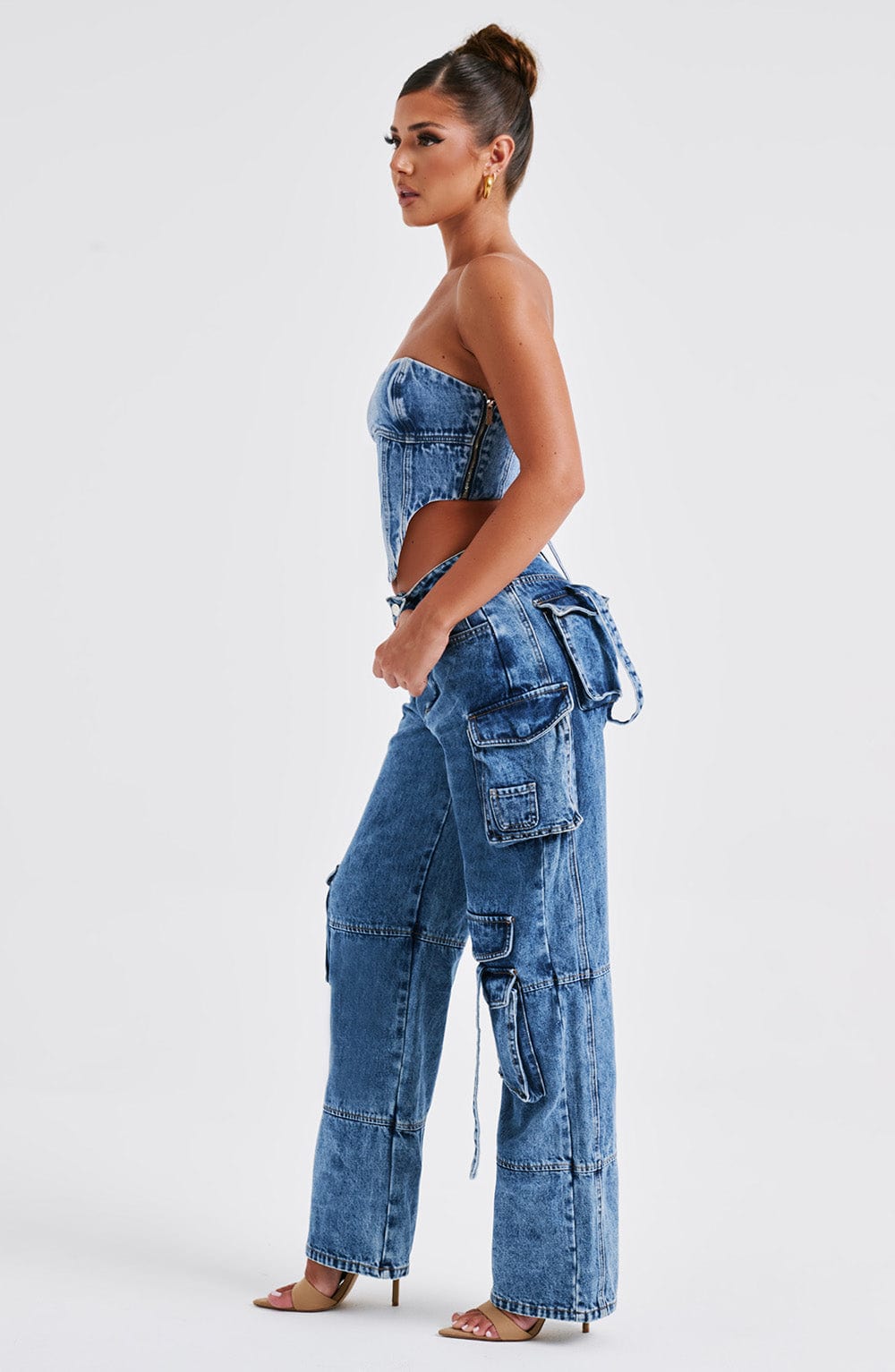 Yaravieve Corset in Dark Wash by Clandour, product photo 13