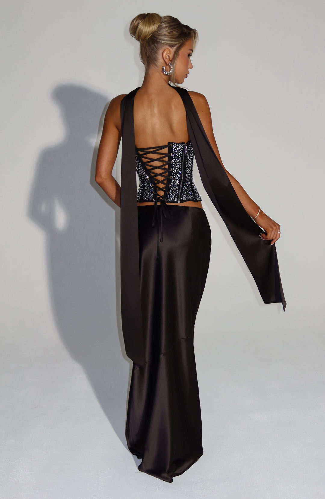 Zellaelle Corset in Black by Clandour, product photo 7