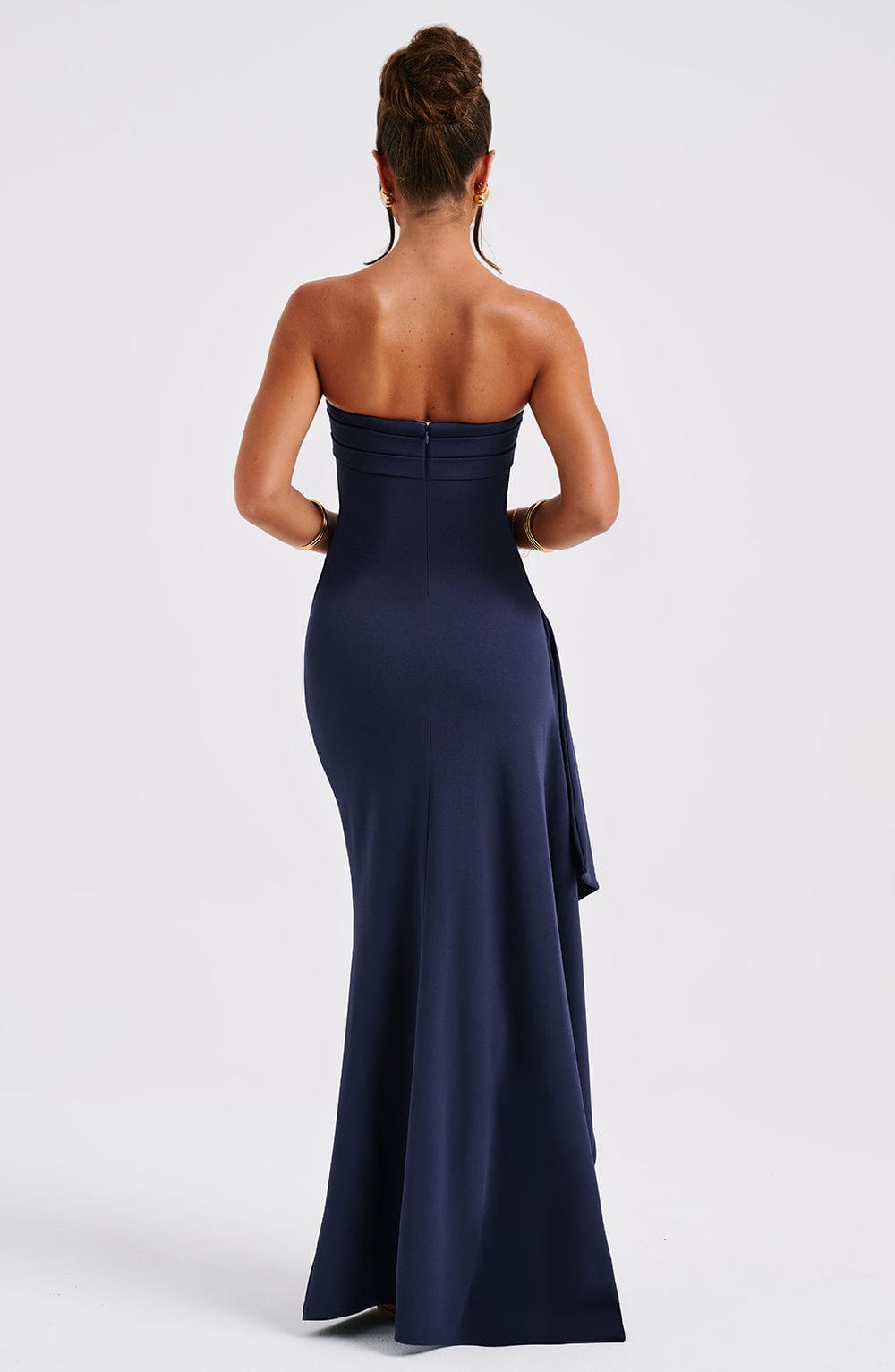 Zellaia Maxi Dress in Navy by Clandour, product photo 5