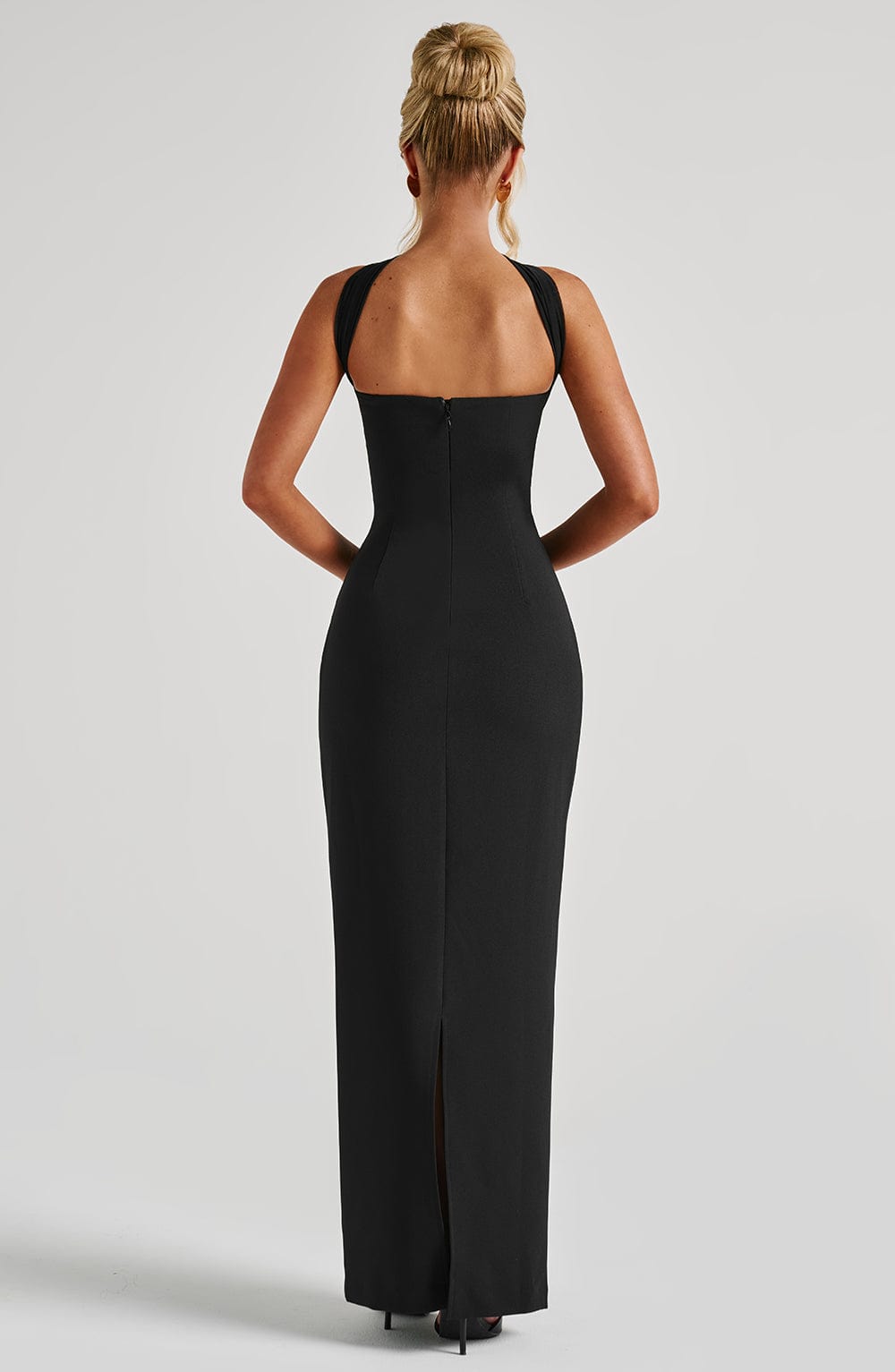 Zellaine Maxi Dress in Black by Clandour, product photo 5