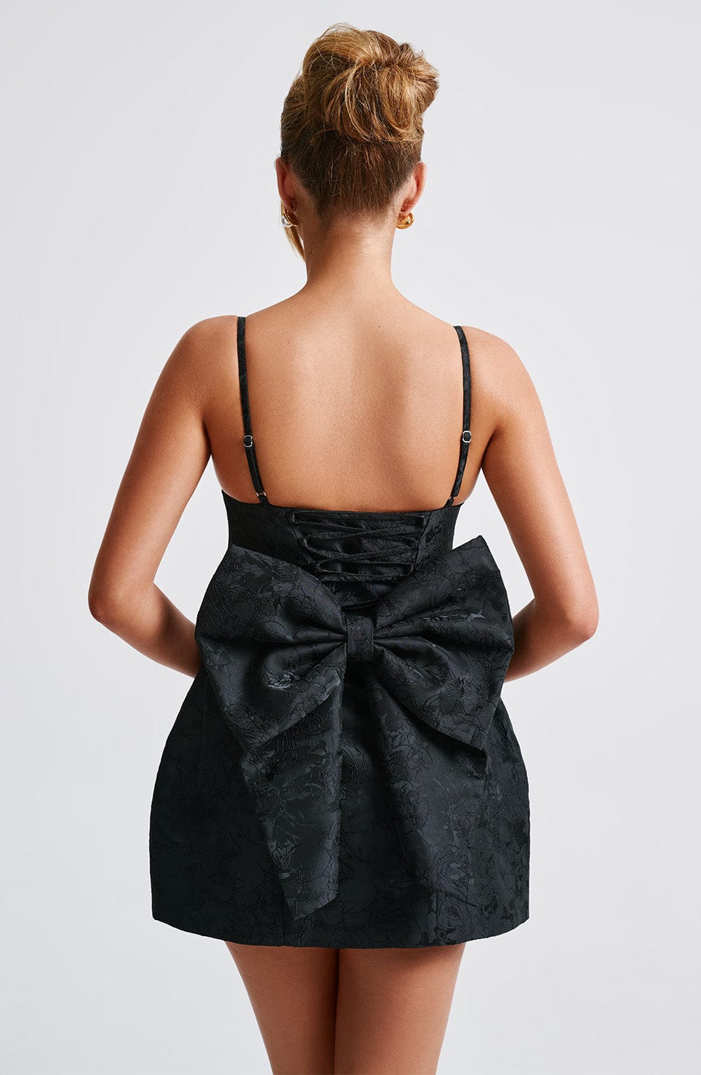 Zellaise Mini Dress in Black by Clandour, product photo 6