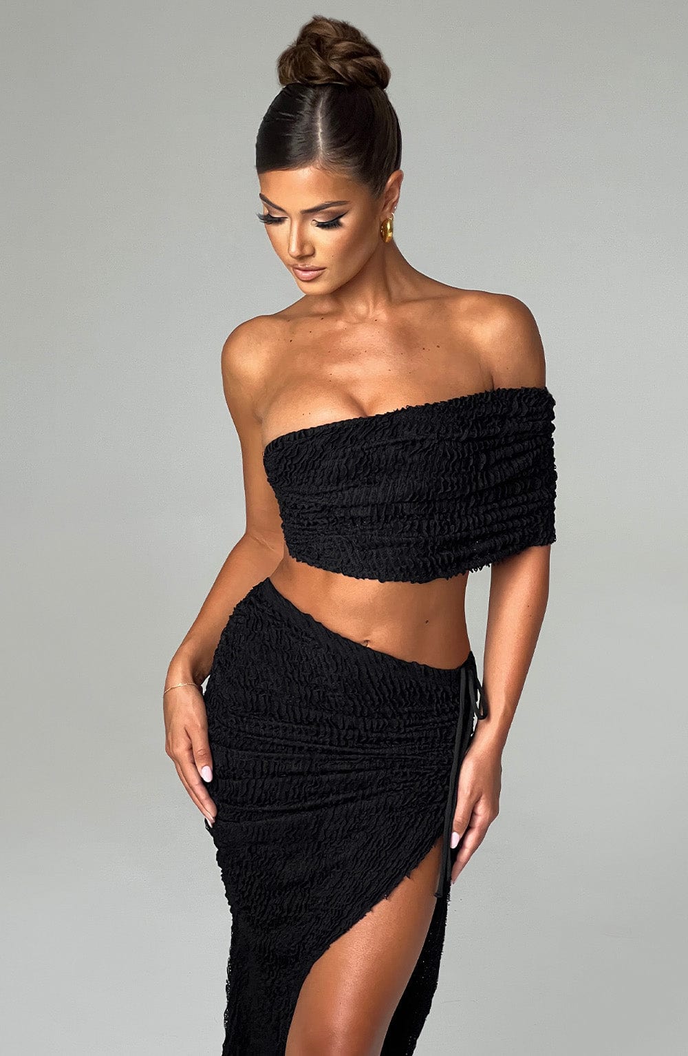 Zellanna Top in Black by Clandour, product photo 17