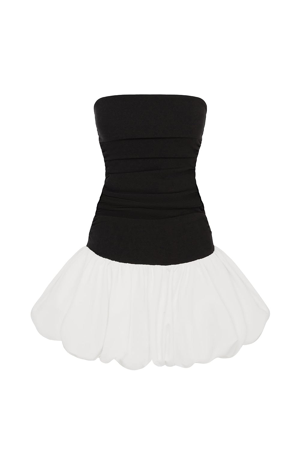 Zellara Mini Dress in Black/White by Clandour, product photo 13